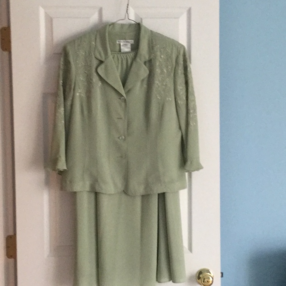 Dress, 2 piece, jacket and skirt